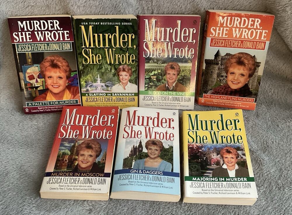 Murder She Wrote Books Lot Of 7 Jessica Fletcher Donald Bain Paperback